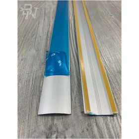 Resim Bn Kapı Parke Kapı Altı Çıtası Eşik Çıtası Alüminyum Gri Veya Sarı Altı Yapışkanlı Kapı Eşik Profili 