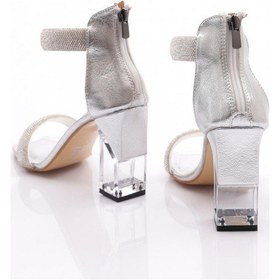 Resim Dgn 2028 Kadin Bileği Taş Süslemeli Abiye Topuklu Ayakkabi 2028-1557-R9099 