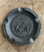 Resim Antik Pirinç Oksit Küllük Puro Küllüğü Siğara Küllük 19*19Cm 
