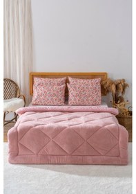 Resim Rivaistanbul Pudra Loura Çift Kişilik Çift Taraflı Lüx Wellsoft Yorgan 195x215 Cm Pembe 