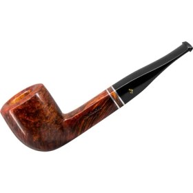 Resim Şahin Üç Yıldız 125 9mm. Filtreli Ebonit Saplı Pipo 