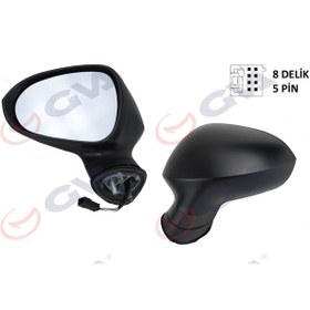 Resim Gva 1061531 Dış Dikiz Aynası Sol Ibıza 08 Elektrikli+ısıtmalı+konveks+astarlı 5 Fiş Vm-364ehpl Oem 6j1857507hgru 