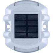 Resim Yunboo Alüminyum Döküm Güneş Enerjili Yol Işığı Beyaz - Otomatik Açılışlı, 10 Saat Süreli, Ip65 Su Geçirmez 1 Adet Beyaz 