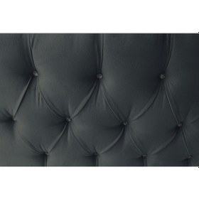 Resim Mobpazar Manolya Kumaş Baza Başlığı Gri 150 Cm 