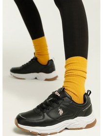 Resim U.S. Polo Assn. SORLEY 2PR Siyah Kadın Sneaker Siyah 