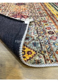 Resim Salerno Çamaşır Makinesinde Yıkanabilir Kilim Halı Hs1017 Çok Renkli 