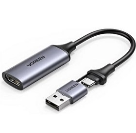 Resim Ugreen 40189 CM489 1080P 30Hz USB Type-C Video Capture Kart HDMI Görüntü Yakalama Kartı 