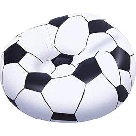 Resim Bestway Up In & Over Futbol Topu Şeklinde Şişme Koltuk 114 x 112 x 66 cm 