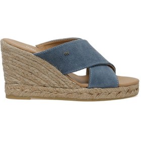 Resim Nine West Sanhem 3fx Lacivert Kadın Dolgu Topuk Terlik 000000000101339997 Lacivert 