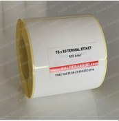 Resim 70X50 Termal Etiket Rulo Barkod Etiket Kalite Barkod 