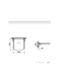 Resim VitrA Katlanabilir Duş Oturağı Poliüretan Minderli 320-1140 