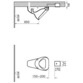 Resim Vitra Pisuvar Yıkama Sistemi 310-2911 Temassız - Elektrikli - Mat Krom Diğer 