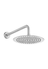 Resim Ar Olympos Tepe Duş Başlığı Ø 250 Mm Duvardan Borulu L 388 Mm 102145086 Krom 