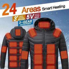 Resim Erkek ve Kadın Rüzgar Geçirmez Isıtma Ceketleri, 24 Bölge Geniş Isıtma, Akıllı Ayarlanabilir Alan Isıtma, Sonbahar ve Kış için Eğlence ve Hediyeler için Gerekli, 2025 Popüler {Güç Bankası Olmadan}, Soğuk Hava Kıyafetleri, Açık Hava Aktiviteleri, Rahat Dış Giyim, Unisex Moda, Dayanıklı Kumaş, Yüksek Kaliteli İzolasyon, Akıllı Isıtma Ceketi, Isıtmalı Ceket, Açık Hava Tutkunları, Hediye Alıcıları 
