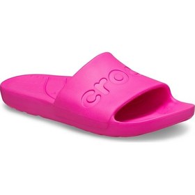 Resim Unisex Crocs Slide Terlik - Pembe Pink Crush 