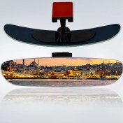 Resim Takgör Ova 5 Dik Kollu Universal Iç Dikiz Aynası 24X5 cm 