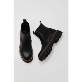 Resim Bueno Shoes Siyah Deri Kadın Düz Bot 01WV9905 01WV9905 