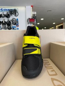 Resim Giro Berm Kilitli Bisiklet Ayakkabısı 41 Numara (26cm)Siyah Lime / Bisiklet 