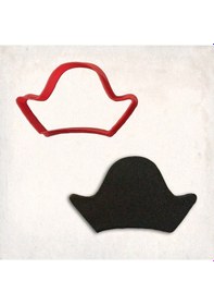 Resim Korsan Şapka Kurabiye Kalıbı Şekillendirici Kopat KIrmızı 