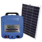 Resim Alpex Elektrikli Çit Cihazı 25000 Volt Gece Modlu Model Panelli Set 