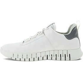 Resim Ecco Beyaz Erkek Deri Sneaker Gruuv M White White 