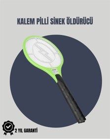 Resim Taşınabilir Elektronik Sinek Swatter - Kimyasal İçermeyen, Ergonomik Tasarım 