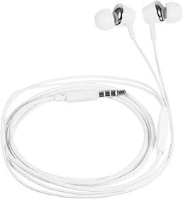 Resim Uonlytech 2 Set Gürültü Yalıtımlı Kulaklık Bas Ve Mikrofonlu Kablolu Kulak İçi Kulaklıklar Aramalar Müzik Seyahat Için Gümüş 