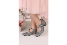 Resim Kiko 750 Çupra Günlük Kız Çocuk 4 cm Topuk Babet Ayakkabı 