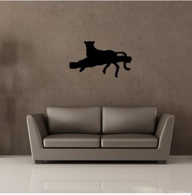 Resim Panter Folyo Sticker 60cm Uzunluk Siyah 