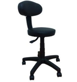 Resim Clk Home Hekim Tabure , Bar Taburesi , Kasiyer Tabure , Dönerli Tekerlekli Tabure , Siyah 