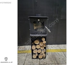 Resim Uzun ALtı Odun yeri Soba Yeni Model 