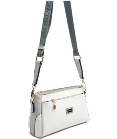 Resim Silver Polo Sp1273 Kadın Çapraz Çanta Logolu Beyaz-a.gri 