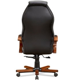 Resim Zeus -bilgisayar - Ofis - Müdür - Büro - Makam Çalışma Koltuğu Renk Ayaklı Siyah Ahşap 