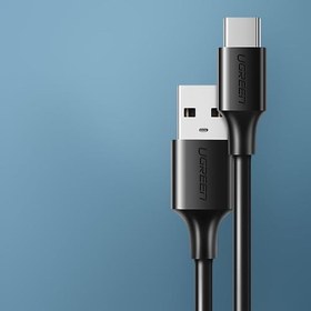 Resim UGREEN 2.0 A USB-A & USB-C, Şarj ve Data Kablosu, 25 Santimetre, Siyah, 60114 