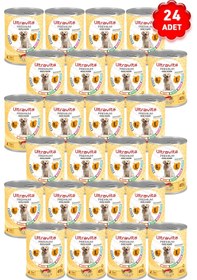 Resim Ultravita Premium Yüksek Proteinli Sığır Konserve Yetişkin Köpek Maması 24 x 415 G 