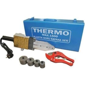 Resim Gönen Döküm Gönen GD110 1500W Termomax Plastik Boru Kaynak Makine Seti 
