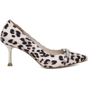 Resim Miss Park Moda Pm450 K306 Kadın Klasik Topuklu Ayakkabı Bej Bej 