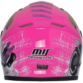 Resim Mts Pro Helmets M-201 Çocuk Kaskı Pembe 