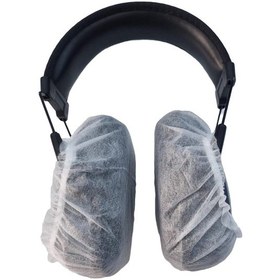 Resim White Guard 100 Lük Paket 11cm -tek Kullanımlık Kulaklık Bonesi-kullan At Kulaklık Kılıfı 