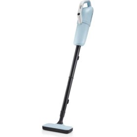 Resim Çift Fonksiyonlu Dikey Temizlik Aracı, Şık Beyaz Renkli Rahat Kullanım 