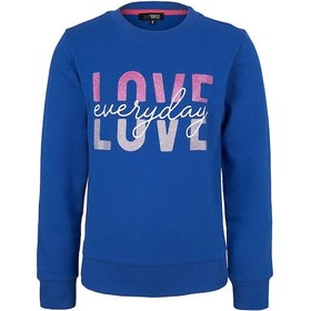 Resim Brz Kids Love Baskılı Kız Çocuk Sweatshirt-saks Mavisi Saks Mavi 