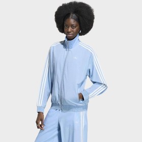 Resim adidas Originals Summer Glow Firebird Kadın Mavi Jean Ceket (KW8757) 