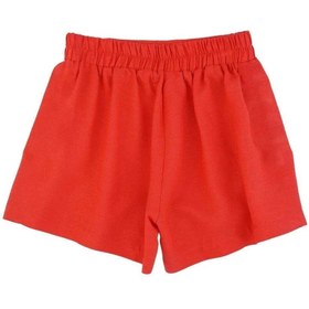 Resim best kids Kız Çocuk Nar Çiçeği Düğme Detay Şort 12179 - CORAL / 2 yaş 