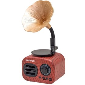 Resim Everton Rt-705bt Usb/sd/fm/bluetooth Destekli Nostaljik Gramafon Model Radyo 