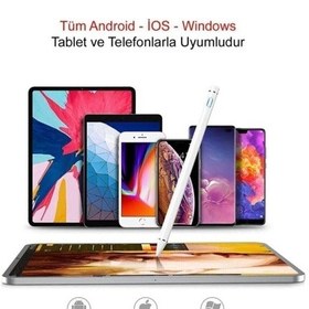 Resim Ipad Apple iPhone Android Uyumlu Pencil Dokunmatik Stylus Kalem 