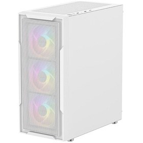 Resim Fazeon F11 750w 80plus Bronze Mesh 4x120mm Rgb Fanlı Atx Beyaz Bilgisayar Kasası 