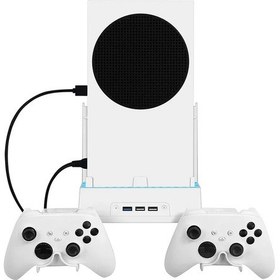 Resim Sones Xbox Series S İçin Duvara Monte Edilebilir Soğutma Rgb Çok Fonksiyonlu Taban, Fan Ve Askı Dahil Beyaz 