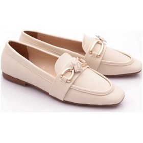 Resim Dgn 5020 Kadin Loafer Ayakkabi 5020-1423-R1806 Ten 