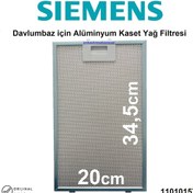 Resim Siemens Uyumlu LC65KA670T Davlumbaz Filtresi 20x34,5 Aspiratör Filtre - 
