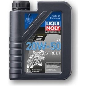 Resim Liqui Moly 20w50 Basic Street 20w50 4t Mineral Cadde Motosiklet Yağı 1 Litre 